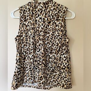 Banana Republic Animal Print Blouse